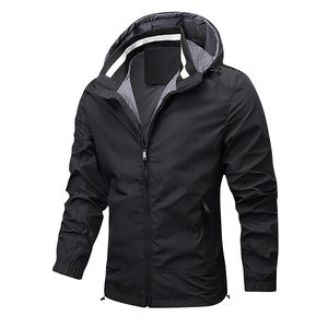 Veste de pluie légère à fermeture éclair au design unique et confortable Coupe-vent imperméable à blocs de couleurs pour femmes - Product Image 6