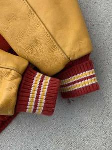 Streetwear usine de luxe conception personnalisée veste de baseball manches longues unisexe vêtements de sport en vrac varsity vestes en gros - Product Image 5