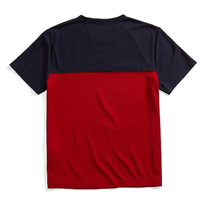 Nouveautés T-shirts vierges tricotés décontractés pour hommes Multicolore Personnalisé Spandex/Coton Teint uni Service OEM pour garçons - Product Image 2
