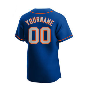 Vente en gros de maillots de baseball brodés sur mesure pas cher sublimation vente en gros 100% polyester - Product Image 4