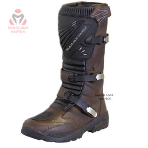 Adventure Motorcycle Touring Waterproof Winter <b>Boots</b> Men <b>Women</b> PU Upper Zip Closure Strong Rubber Sole <b>for</b> Long Ride Use - Product Image 2