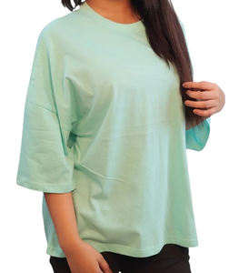 Camisetas de mujer de talla grande de estilo informal OEM de alta calidad Instalaciones de producción a granel de proveedores de Bangladesh - Product Image 1