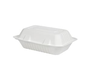Caja de Caña de Azúcar Compostable de 9x6 Pulgadas para Comida para Llevar, Campamento, Picnic, Venta al por Mayor - Product Image 2