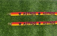 Sangle de sac de stade prête à expédier Sangle uniquement pour équipement de jour de match Sangle de sac à main perlée Gameday Astros Team Sangle de sac perlée