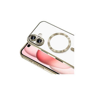 Funda de Silicona Desert Titanium para iPhone 16, Compatible con MagSafe, con Recubrimiento Electrochapado, Protección para la Cámara, Antigolpes - Product Image 6