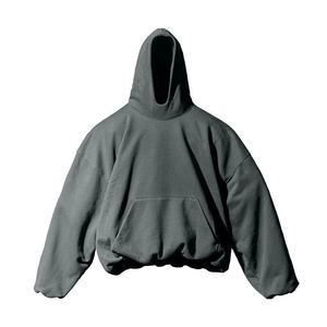 Sweatshirt à capuche surdimensionné en coton éponge français épais personnalisé 500Gsm Full Zip Mask Sweatshirts à capuche masqués pour hommes - Product Image 5