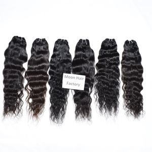 Lot de cheveux indiens vierges bruts ondulés, qualité usine, cuticules alignées, disponibles en gros à bas prix pour l'exportation - Product Image 4