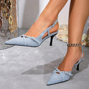 Chaussures Mary Jane à talon épais pour femmes, chaussures à talons plats polyvalentes à semelle souple, à la mode, pour printemps et automne, chaussures de mariage - Product Image 1