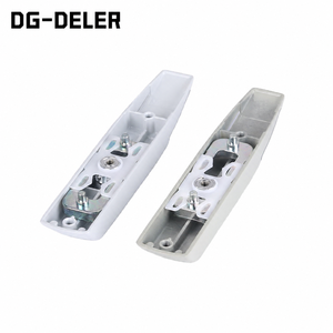 מנעול קדמי DeLe MS8024 בעל ליבה שטוחה, חיבור שטוח, סגסוגת אלומיניום, נגד גניבה, לארונות חלוקה בעלי מתח גבוה. - Product Image 4