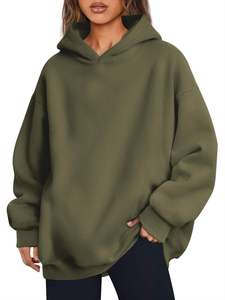 Femmes surdimensionné sweats à capuche polaire sweats à capuche confortable pull décontracté automne hiver tenues à manches longues hauts - Product Image 5