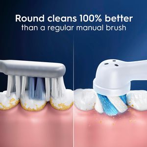 Têtes de brosse de rechange Oral-B iO Series Ultimate Clean pour brosse à dents électrique Oral-B, lot de 2, blanc - Product Image 3
