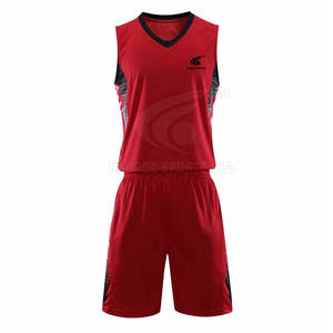 Practice Wear New Arrival Best Selling Custom Design Basketball Uniform Sets Breathable Plus Size 100% Polyester Customizable - Product Image 1