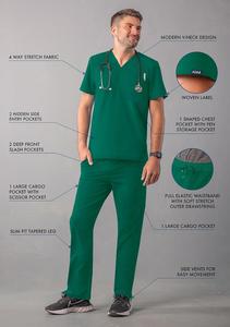 Uniformes de gommage médicaux femmes gommage infirmière uniforme haut pour hôpital OEM Service gommage infirmière - Product Image 3