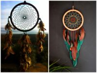 Dreamcatcher Native fait à la main plume traditionnelle arbre de vie décoration murale tenture murale Boho décor de maison macramé arbre de L