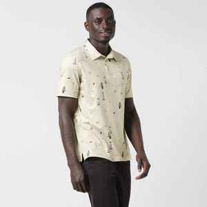 Polo de performance écologique pour hommes, confortable et doux toute la journée, matériau recyclé, motif solide, plusieurs couleurs. - Product Image 4