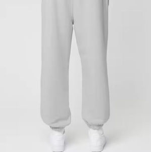 Pantalons de survêtement décontractés pour hommes en toile respirante de haute qualité avec taille élastique, poids lourd, 100% coton, élégants, en vente, prix bas - Product Image 3