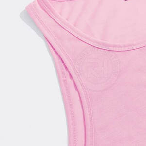 Camiseta sin mangas de algodón 100% personalizada para hombre, ropa deportiva de punto transpirable de Color sólido, estilo informal, al por mayor - Product Image 3