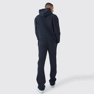 Chándal de invierno para hombre, ropa cómoda de algodón suave para exteriores, chándal apilado estampado, conjuntos transpirables de talla grande - Product Image 2