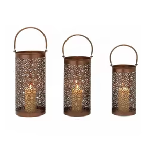 Decoración navideña Premium, farolillos colgantes de iluminación, Material metálico, precio razonable para el hogar, Hotel, restaurante, bodas - Product Image 3