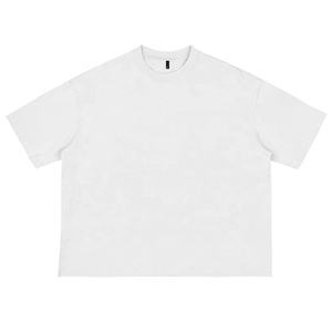 T-shirt personnalisé pour homme, coupe droite, 100% coton de haute qualité, 280g, effet délavé, col en toile, design uni, motif uni - Product Image 4