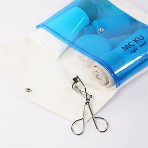 Sac cosmétique design lettre en pierre suspendue à la mode avec toile de coton durable et fermeture à glissière pratique - Product Image 5