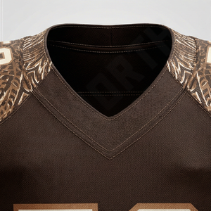 Uniforme de football américain sur mesure à forte demande, respirant, structure renforcée, manches courtes, ensemble de performance pour équipe - Product Image 4