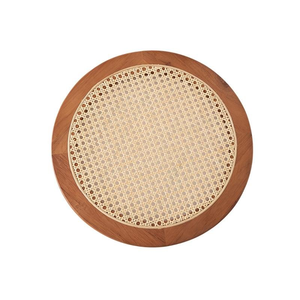 Plateau en rotin en osier de bambou naturel de haute qualité plateau de service pour ustensiles de cuisine accessoires de maison et artisanat de décoration au Vietnam - Product Image 3