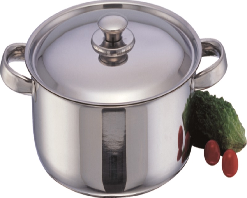 Stainless Steel Premium Quality Food Grade Bright Finish Superior Strength Professional Range Casserole (Plain Bottom)