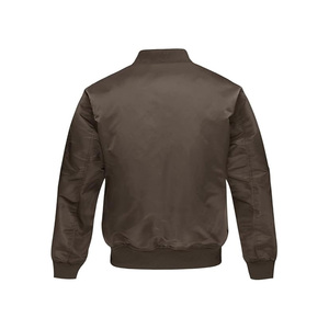 Chaqueta de bombardero impermeable de invierno para hombre de béisbol de satén a prueba de viento con diseño OEM y logotipo personalizado - Product Image 6