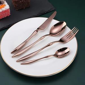 High Demand Knife Fork Spoon Luxury <b>Stainless</b> <b>Steel</b> <b>Cutlery</b> Set Silver Flatware Housewarming Gift - Product Image 5