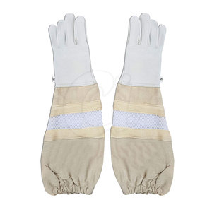 Vêtements de protection Nouveauté Gants d'apiculture Cuir/Coton/Maille Durable Antidérapant Marque privée en stock pour unisexe - Product Image 2