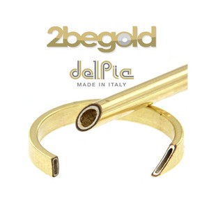 ต่างหู DelPia Torchon แบบท่อ 10 เปอร์เซ็นต์ ชุบทอง 18K บนตัวเรือนเงินแท้ 925 ท่อสีเหลืองด้านใน ขนาด 10 มม. - Product Image 5