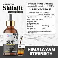 Supplément de soins de santé liquide oral Shilajit de Direct Factory pour adultes ODM/OEM stimulant l'énergie pas pour les femmes enceintes