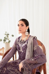 Vestido de gasa de alta calidad último estilo indio y pakistaní Partywear Salwar Kameez para mujeres - Product Image 4