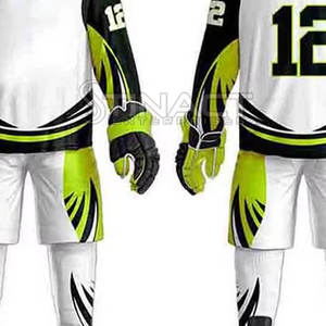 Hecho de material premium diseñado para uso a largo plazo. Conjunto de uniforme profesional de hockey sobre hielo para hombre, incluye camiseta y pantalones. - Product Image 6