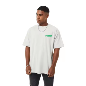Nouvel Arrivage T-shirt Homme Coupe Droite 100% Coton Imprimé Logo Avant Écologique Respirant Prêt pour l'Été - Product Image 4