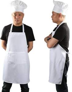 Tablier en sergé unisexe Offre Spéciale de qualité supérieure Taille et couleur personnalisables pour les uniformes ODM de restaurant et de bar - Product Image 1