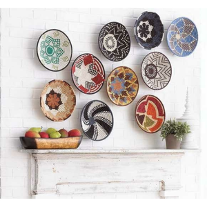 แขวนผนังตะกร้าชุดตกแต่ง/ตะกร้า Handwoven ผนังศิลปะวัสดุที่เป็นมิตรกับสิ่งแวดล้อมวันหยุด - Product Image 5