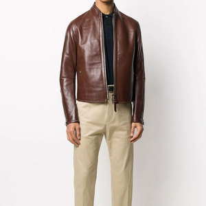 Casual Winter <b>Jacket</b> With Smooth Outdoor Style For Modern <b>Men</b> <b>Leather</b> <b>Jacket</b> Everyday Wear - Product Image 1