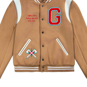 Conception de vestes universitaires de marque de vêtements personnalisés avec des couleurs et des logos personnalisés Veste universitaire chaude Letterman pour hommes et femmes - Product Image 2