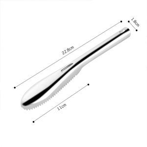 Nuevo Raspador <span class=keywords><strong>de</strong></span> Escamas <span class=keywords><strong>de</strong></span> Pescado <span class=keywords><strong>de</strong></span> Acero Inoxidable Personalizado con <span class=keywords><strong>Precio</strong></span> y Imagen, Manual, Extraíble - Product Image 6