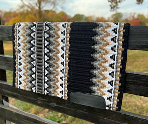 Couverture de selle Western Show Horse Design néo-zélandais Couverture de selle en laine faite à la main Top Tapis de selle en laine Taille - Product Image 6