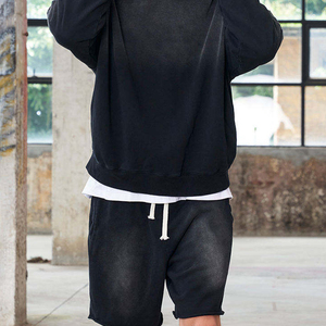 Hot Sale Sun Fade <b>Shorts</b> <b>Men</b> With Embroidery <b>Patch</b> Distressed <b>Shorts</b> and Custom Running <b>Shorts</b> - Product Image 4