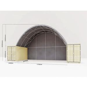 Tente d'extension de conteneur personnalisée |   pour bureau mobile/exposition |   Support OEM/ODM |   Expédition mondiale - Product Image 5