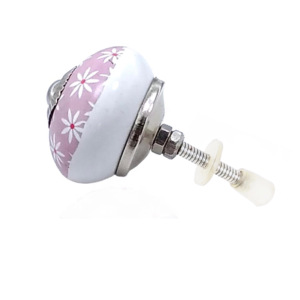 Diseño Industrial Rosa Flor Perillas de cerámica para cocina Dormitorio Sala de estar Comedor Armario Tocador Cajón Tiradores - Product Image 2