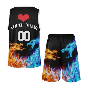 Bajo Moq logotipo personalizado mejor uniforme de baloncesto de tela uniforme de baloncesto cómodo de alta calidad - Product Image 2