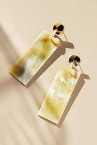 Handmade 100% Premium Quality Natural Buffalo Horn <b>Earrings</b> Eco-Friendly Natural Crafts - Product Image 3