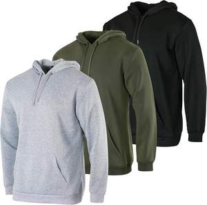Sudadera con capucha de gran tamaño para hombre, ropa de calle ajustada con lavado ácido de algodón 100%, Sudadera con capucha de invierno con patrón sólido superior personalizado - Product Image 3