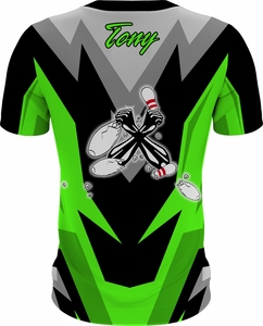 Maillots et hauts de football en polyester imprimés par transfert thermique, chemise personnalisée en sublimation pour hommes, coupe ample, séchage rapide, col rond - Product Image 5