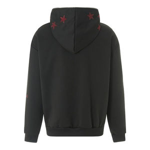 เสื้อฮู้ดผู้ชายซิปเต็มรูดซิปมีฮู้ดพลอยเทียมดีไซน์ใหม่ทนทาน - Product Image 5